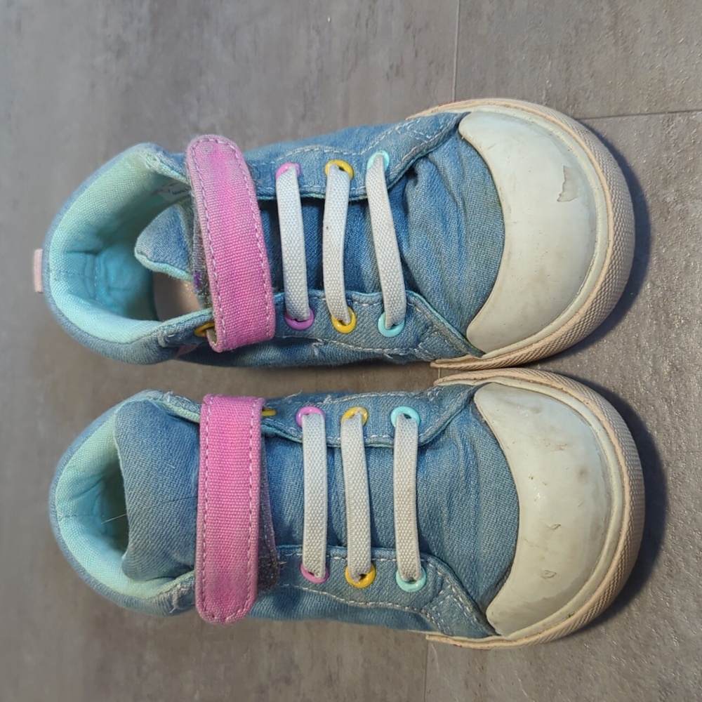 See Kai Run chambray high tops
